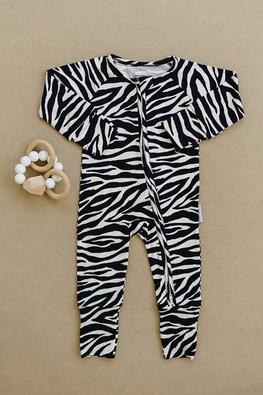 Zebra Bamboo Onesie
