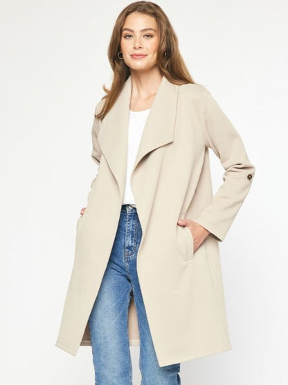 Elevated Light Taupe Coat