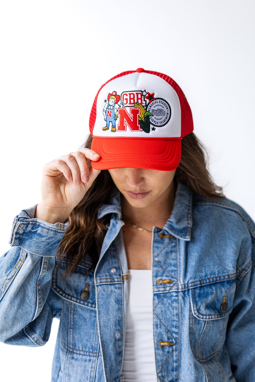 Nebraska Patch Trucker Hat