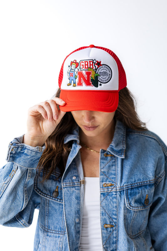 Nebraska Patch Trucker Hat