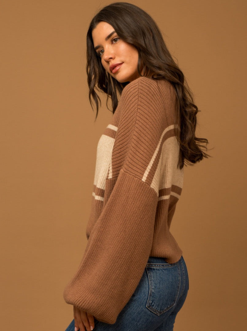 Fall Basics Sweater - Mocha