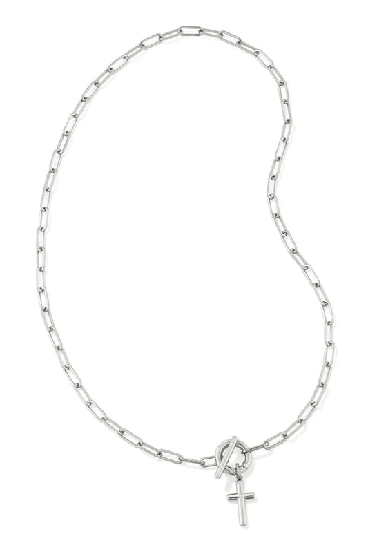 Kendra Scott Cross and Link Chain - Gold and Silver