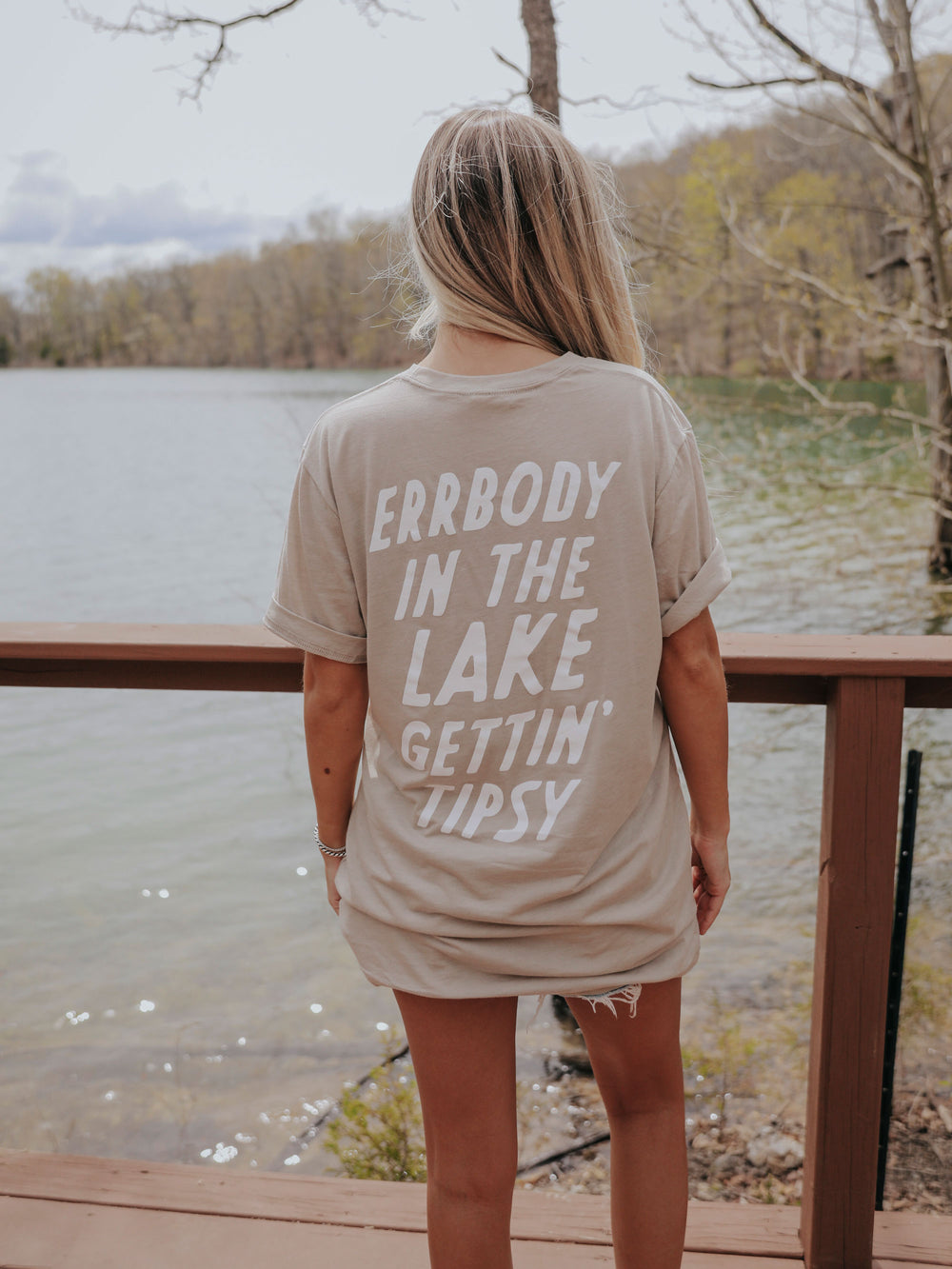 Errbody In The Lake Gettin' Tipsy Graphic Tee