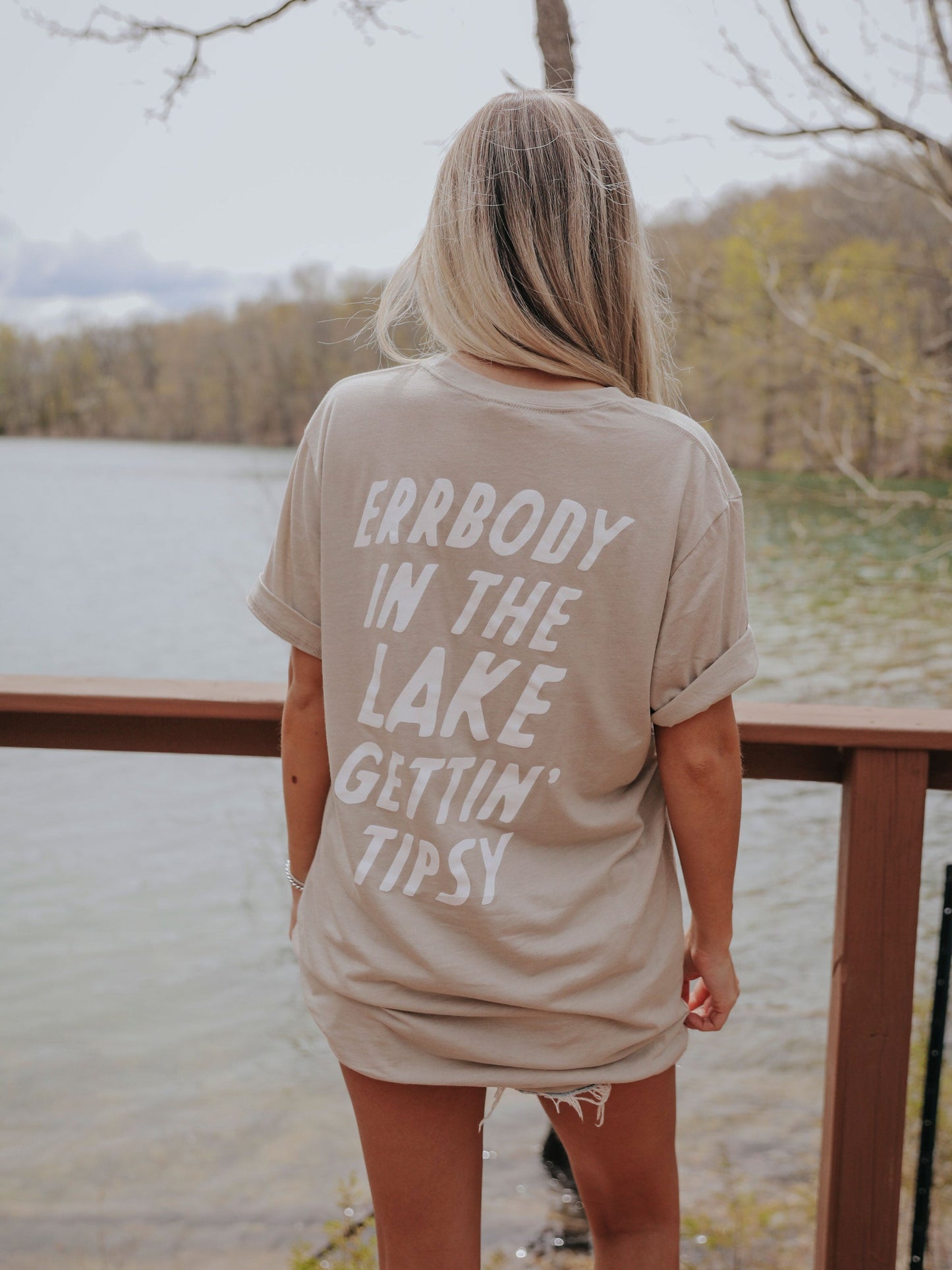 Errbody In The Lake Gettin' Tipsy Graphic Tee
