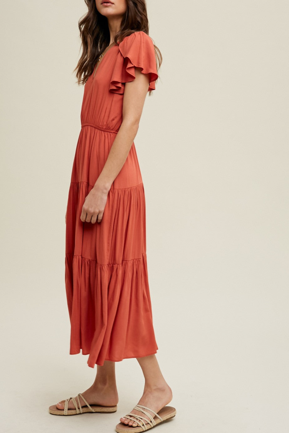 Sienna Tiered Midi Dress