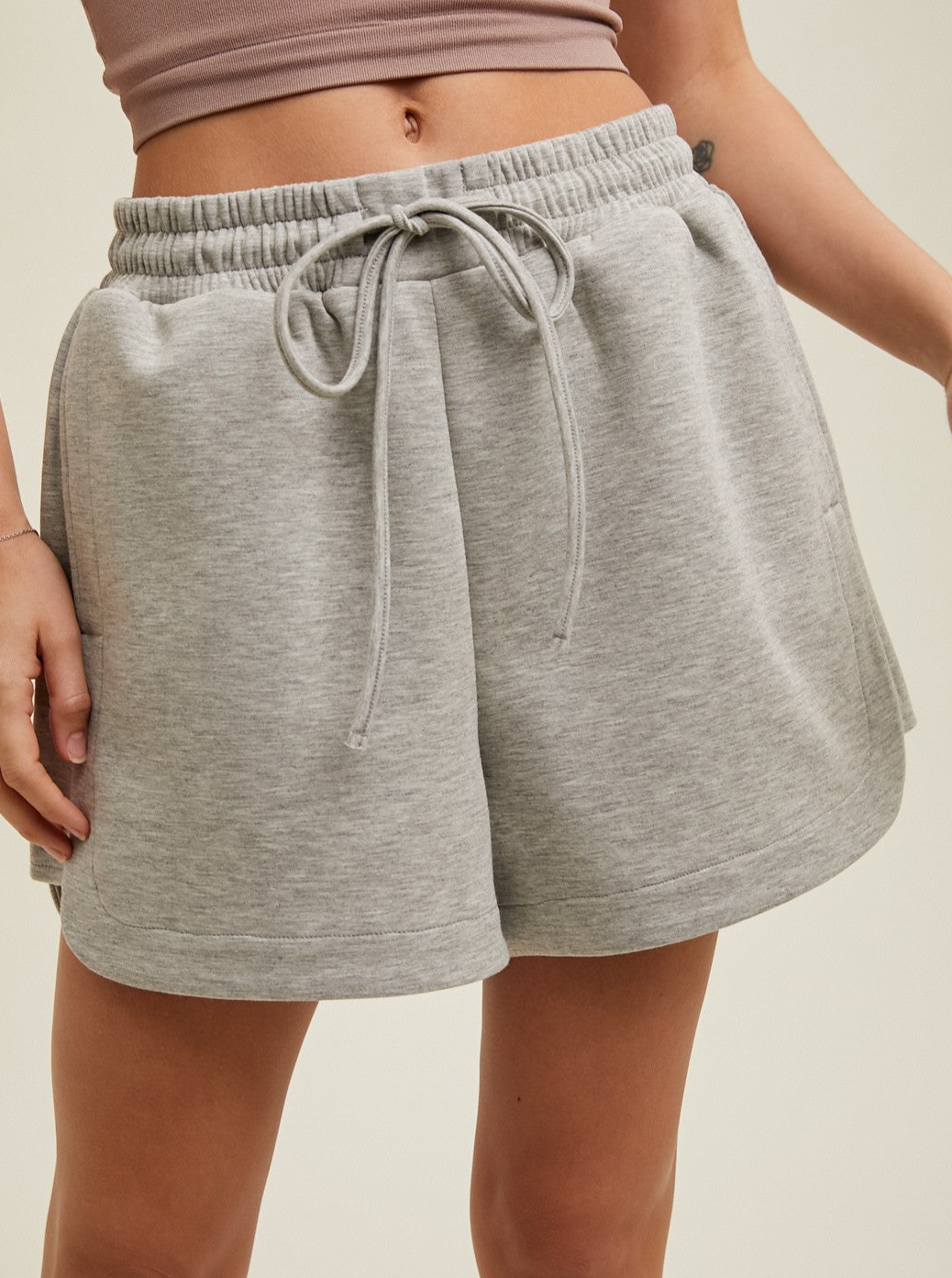 Scuba Shorts - Heather Grey