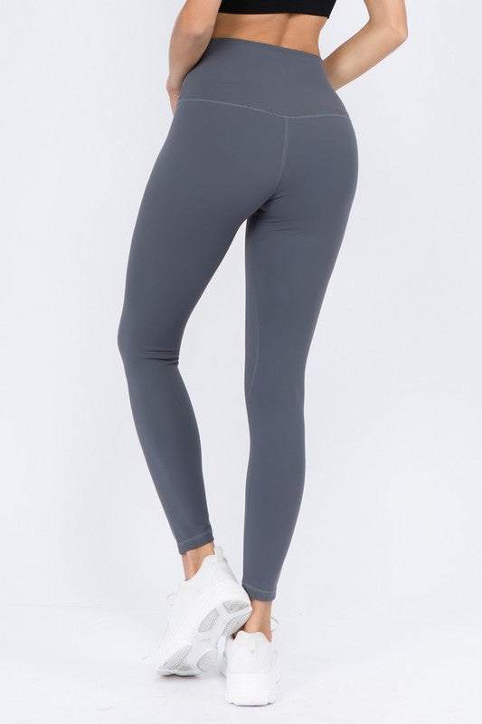 Light Gray Yoga Pants Suit - Dulani Boutique