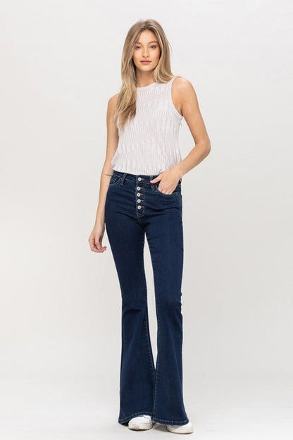 Vervet by Flying Monkey High Rise Flare Jean