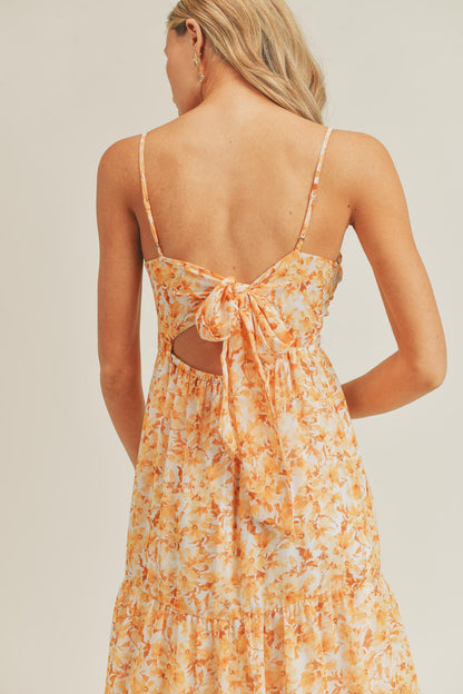 So Golden Midi Dress