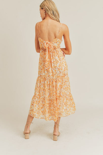 So Golden Midi Dress