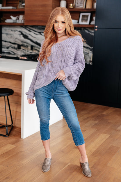 Captured My Interest Chunky V-Neck Sweater (Online Exclusive)