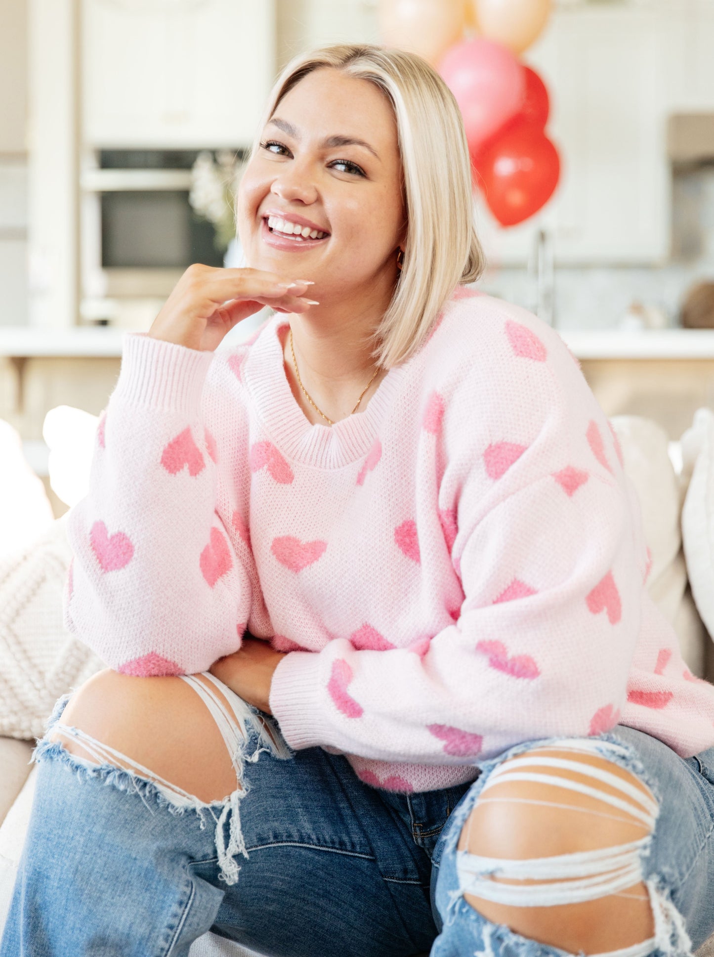 Heart On My Sleeves Sweater (Online Exclusive)