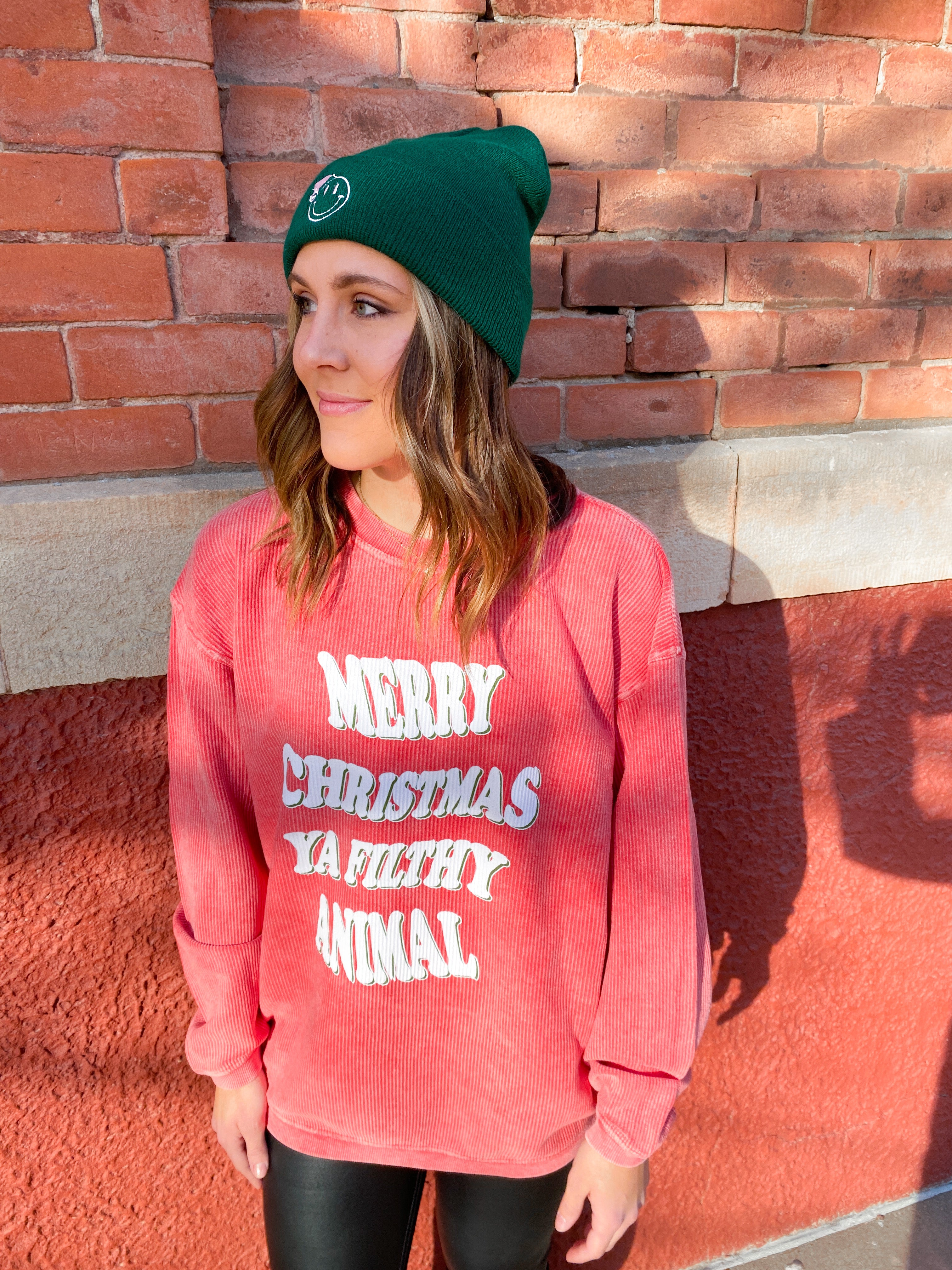 Merry christmas ya best sale filthy animal corded sweatshirt