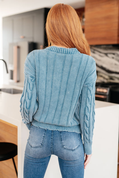In the Right Direction Cable Knit Sweater (Online Exclusive)