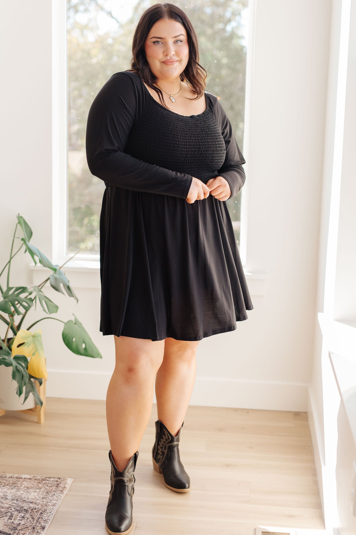 In the Thick of It Long Sleeve Dress (Online Exclusive)