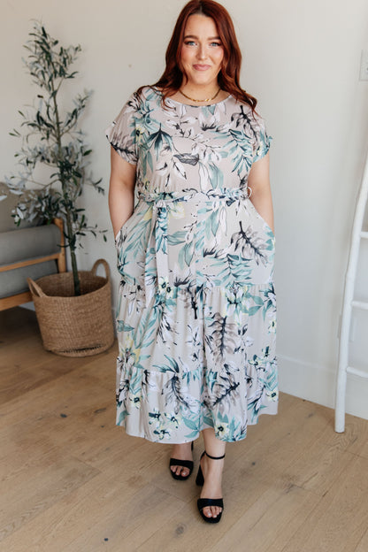 Into the Night Dolman Sleeve Floral Dress (Online Exclusive)