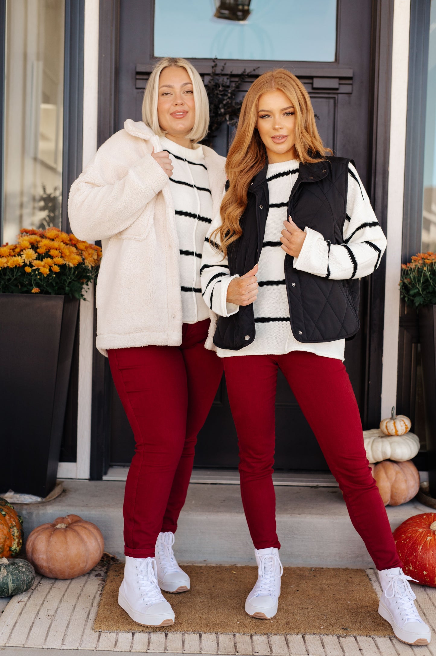 Plus Size More or Less Striped Sweater (Online Exclusive)