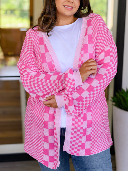 Keep On Driving Checkered Cardigan (ONLINE EXCLUSIVE)