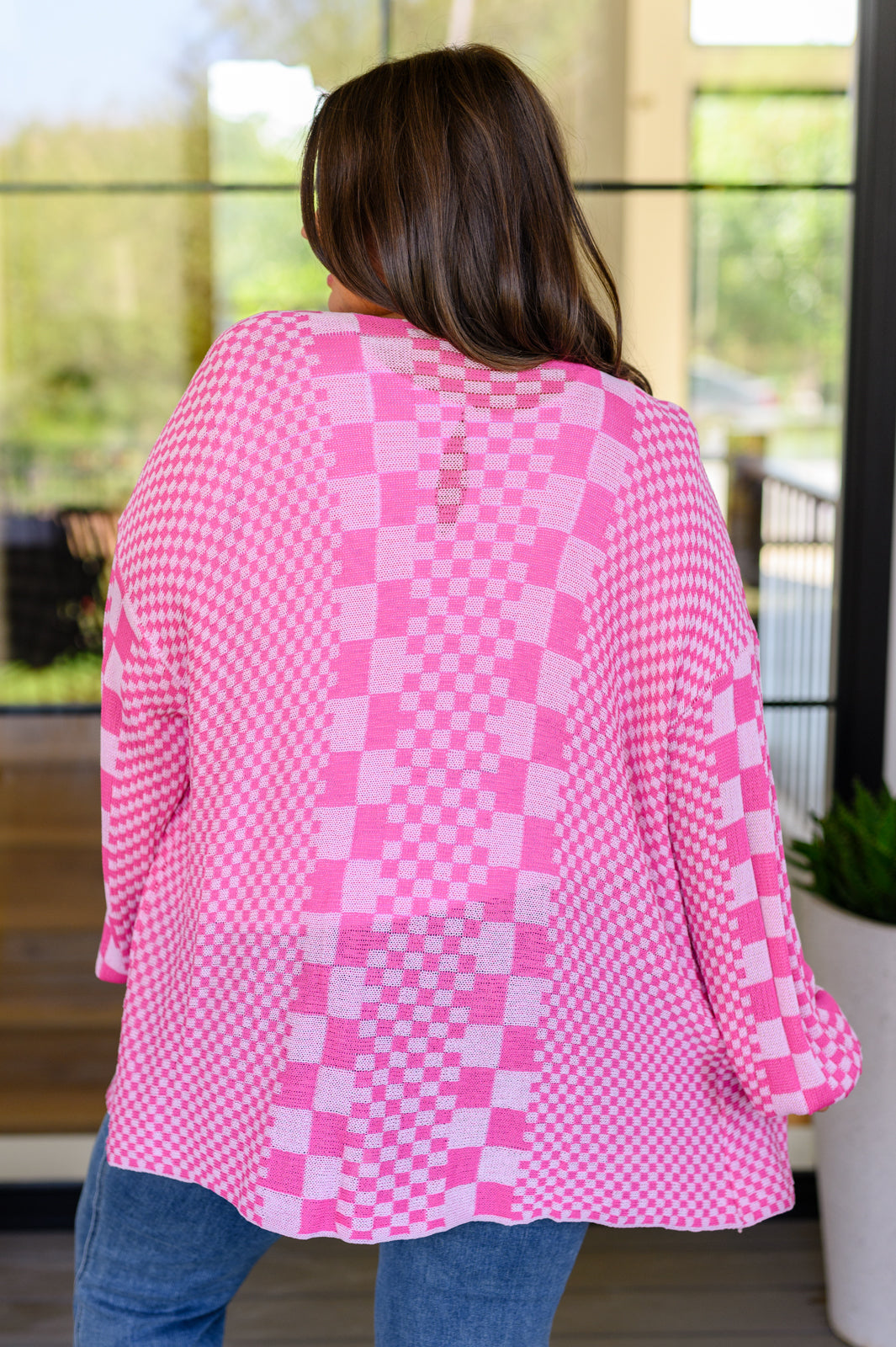 Keep On Driving Checkered Cardigan (ONLINE EXCLUSIVE)