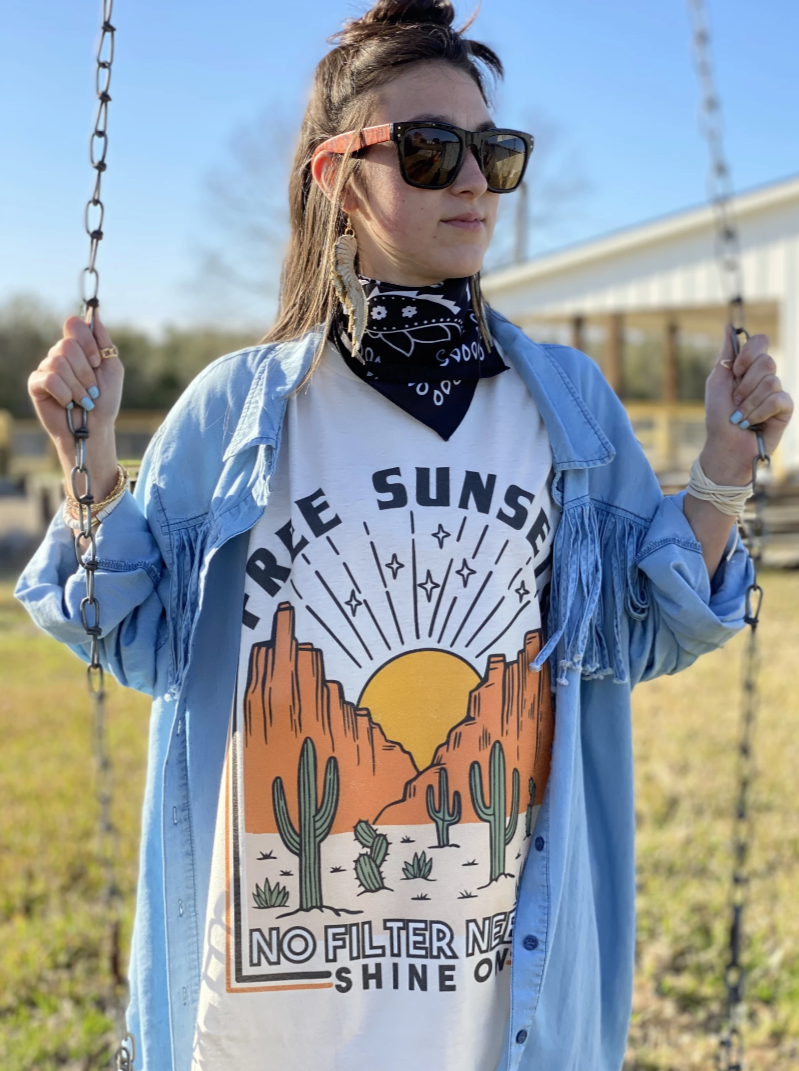 Free Sunsets Graphic Tee