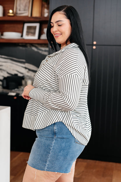 Striped Serendipity Pullover (Online Exclusive)