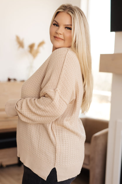 Terrifically Textured Sweater in Mocha (Online Exclusive)