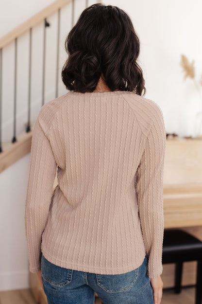 Winding Down Cable Detail Top (Online Exclusive)