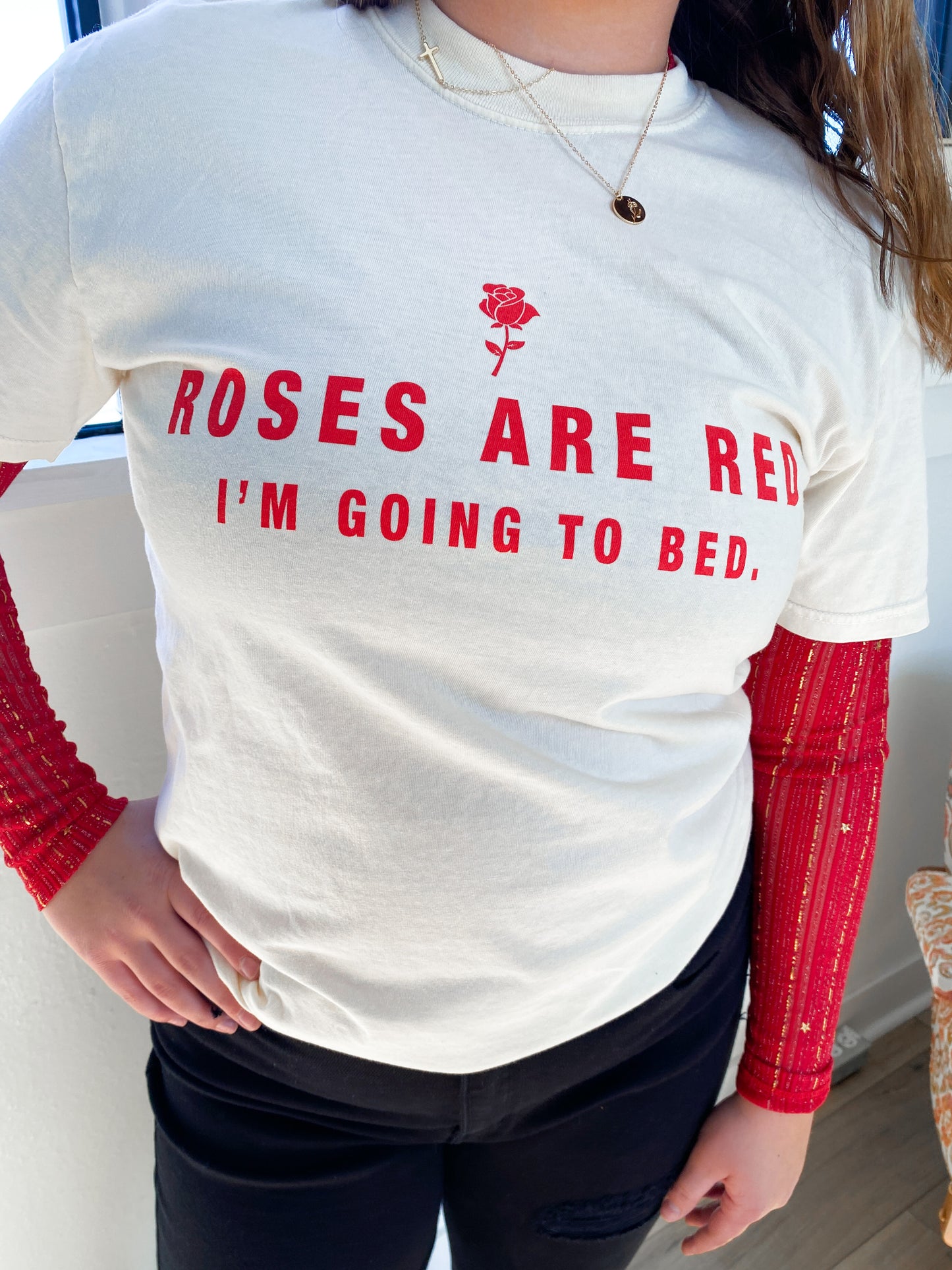 Roses are Red - I'm Going to Bed Graphic Tee